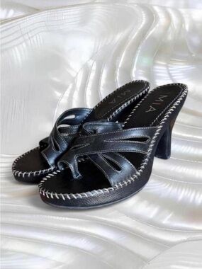 Y2K MIA Leather Platform Heels